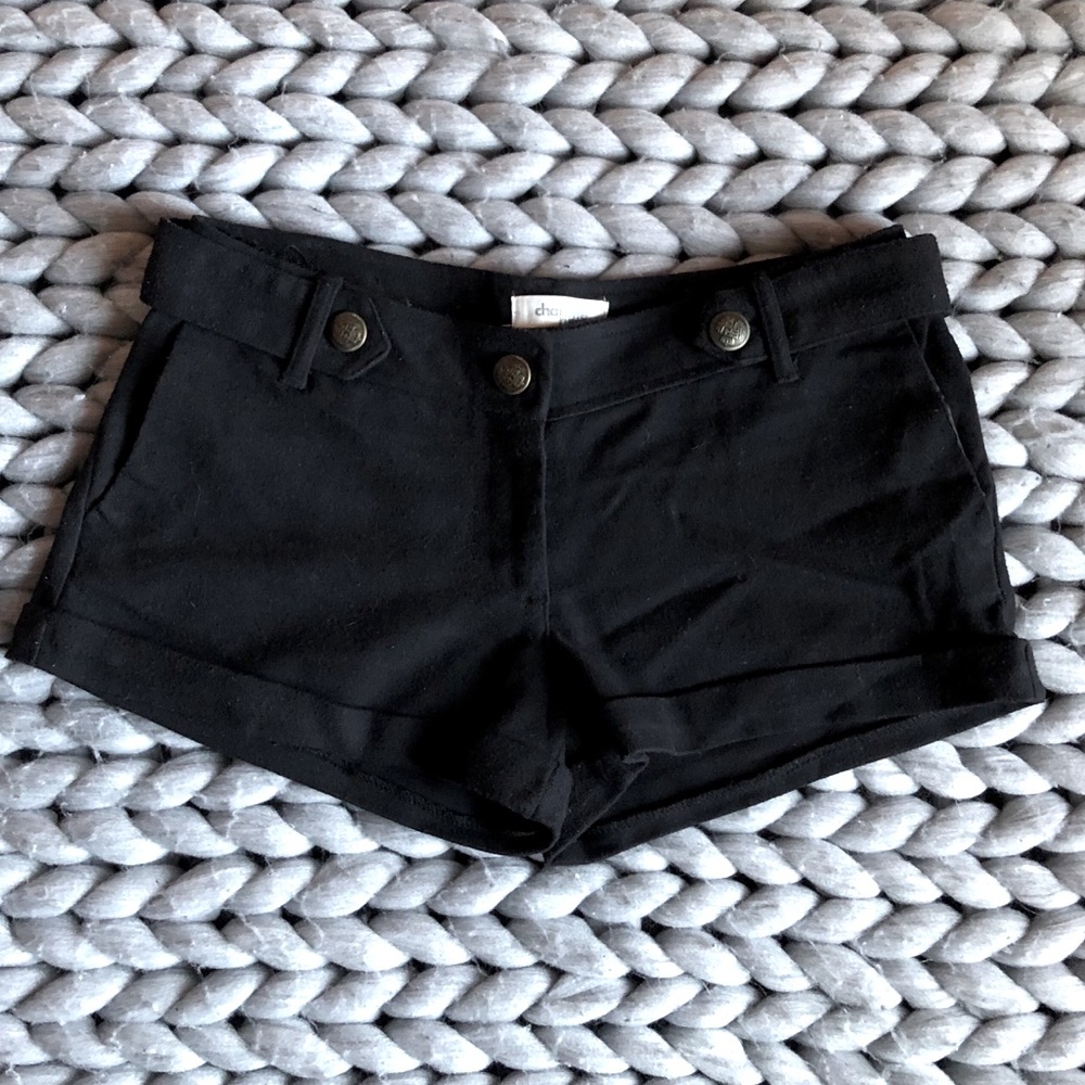 ⚠️Low-Ball Sale⚠️ Black, Cuffed Dress Shorts